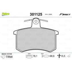  stabdžių trinkelių rinkinys, diskinis stabdys