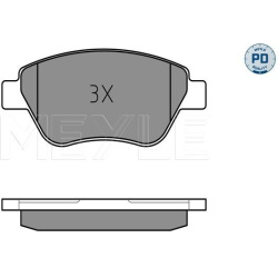  stabdžių trinkelių rinkinys, diskinis stabdys <small>MEYLE-PD: Advanced performance and design.</small>