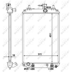  radiatorius, variklio aušinimas
