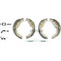  stabdžių trinkelių komplektas