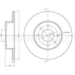  stabdžių diskas (1vnt)