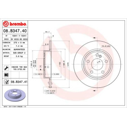  stabdžių diskas (1vnt) <small>PRIME LINE - UV Coated</small>
