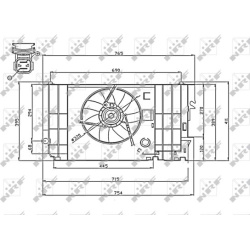  ventiliatorius, radiatoriaus