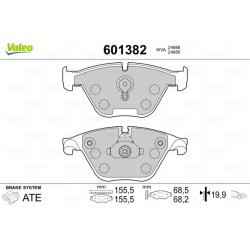  stabdžių trinkelių rinkinys, diskinis stabdys