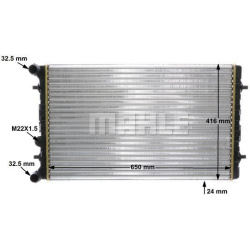 radiatorius, variklio aušinimas <small>BEHR</small>