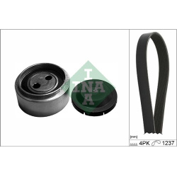  V formos rumbuotas diržas, komplektas