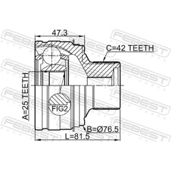  jungčių komplektas, kardaninis velenas