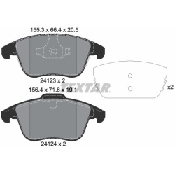 stabdžių trinkelių rinkinys, diskinis stabdys <small>Q+</small>