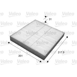  filtras, salono oras <small>VALEO ESSENTIAL</small>