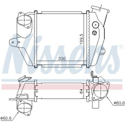  tarpinis suslėgto oro aušintuvas, kompresorius <small>** FIRST FIT **</small>