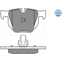  stabdžių trinkelių rinkinys, diskinis stabdys <small>MEYLE-ORIGINAL: True to OE.</small>