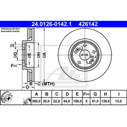  stabdžių diskas (1vnt)