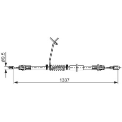  trosas, stovėjimo stabdys