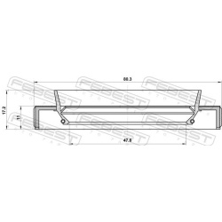 sandariklis, kardaninis velenas