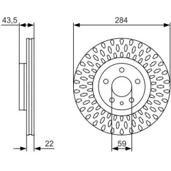  stabdžių diskas (1vnt)