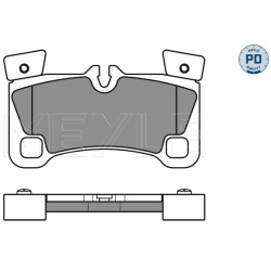  stabdžių trinkelių rinkinys, diskinis stabdys <small>MEYLE-PD: Advanced performance and design.</small>