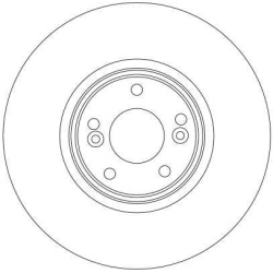 stabdžių diskas (1vnt) <small>TRW SINGLE</small>