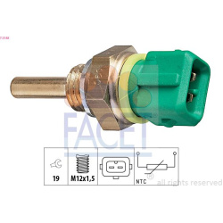  siuntimo blokas, aušinimo skysčio temperatūra <small>Made in Italy - OE Equivalent</small>