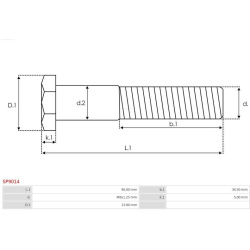 remonto komplektas, starteris <small>AS</small>