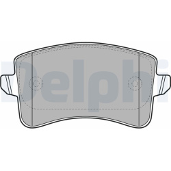  stabdžių trinkelių rinkinys, diskinis stabdys