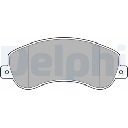  stabdžių trinkelių rinkinys, diskinis stabdys