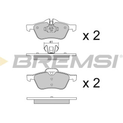  stabdžių trinkelių rinkinys, diskinis stabdys
