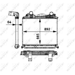  tarpinis suslėgto oro aušintuvas, kompresorius