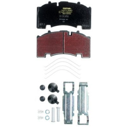  stabdžių trinkelių rinkinys, diskinis stabdys