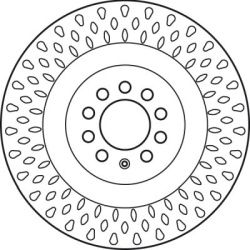  stabdžių diskas (1vnt) <small>TRW SINGLE</small>