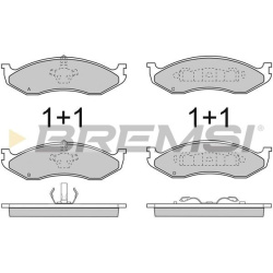  stabdžių trinkelių rinkinys, diskinis stabdys