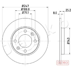  stabdžių diskas (1vnt)