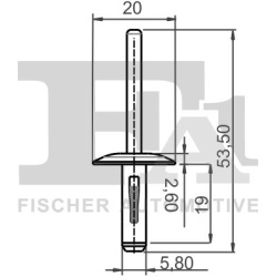  aklinųjų kniedžių asortimentas