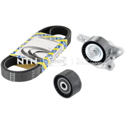  V formos rumbuotas diržas, komplektas