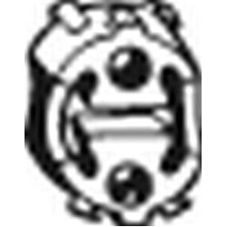  laikiklis, išmetimo sistema