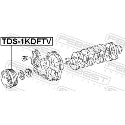  skriemulys, alkūninis velenas