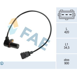  jutiklis, alkūninio veleno impulsas