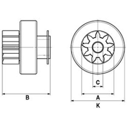  laisvos eigos pavara, starteris