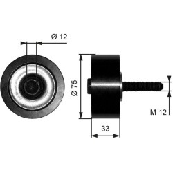  kreipiantysis skriemulys, V formos rumbuotas diržas <small>FleetRunner™</small>