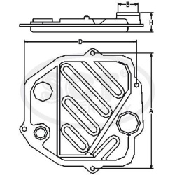  hidraulinių filtrų komplektas, automatinė transmisija