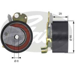  įtempiklio skriemulys, paskirstymo diržas <small>PowerGrip™</small>