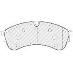  stabdžių trinkelių rinkinys, diskinis stabdys <small>PREMIER ECO FRICTION</small>