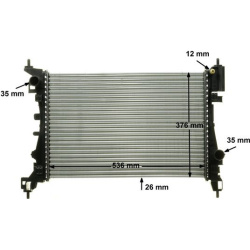  radiatorius, variklio aušinimas <small>BEHR *** PREMIUM LINE ***</small>