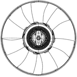  ventiliatorius, radiatoriaus