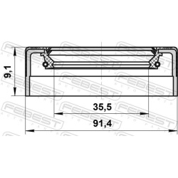  veleno sandariklis, neautomatinės transmisijos velenas