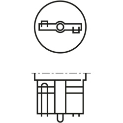  lemputė, kontūro / gabaritinis žibintas <small>