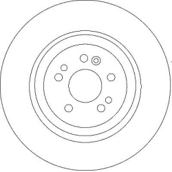  stabdžių diskas (1vnt) <small>TRW SINGLE</small>