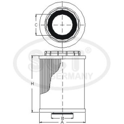  alyvos filtras <small>SH 427 P</small>