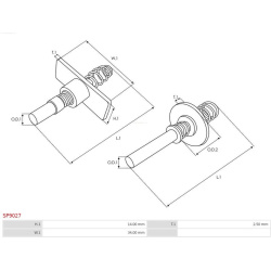  remonto komplektas, starteris <small>Brand new AS-PL</small>