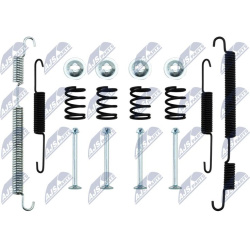  priedų komplektas, stovėjimo stabdžių trinkelės