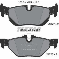  stabdžių trinkelių rinkinys, diskinis stabdys <small>epad</small>